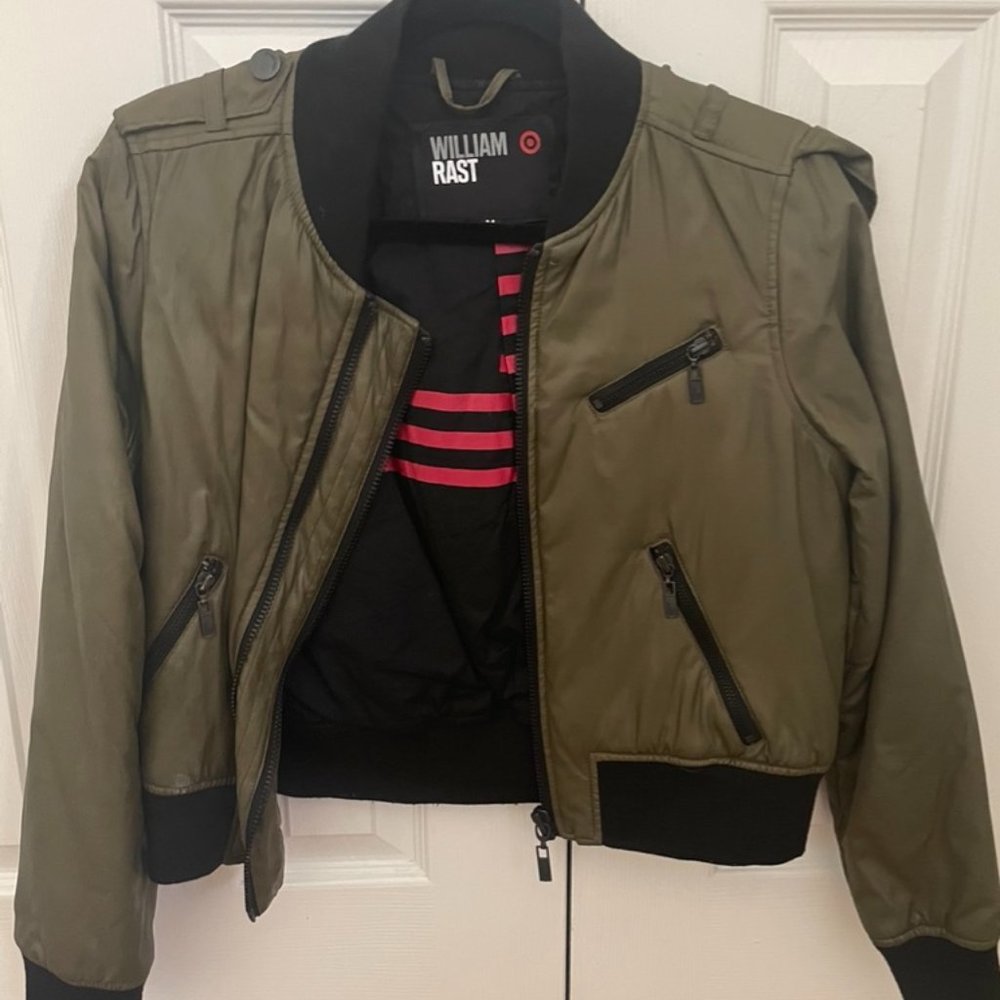 William Rast for Target Army Green Bomber Jacket - Size M
